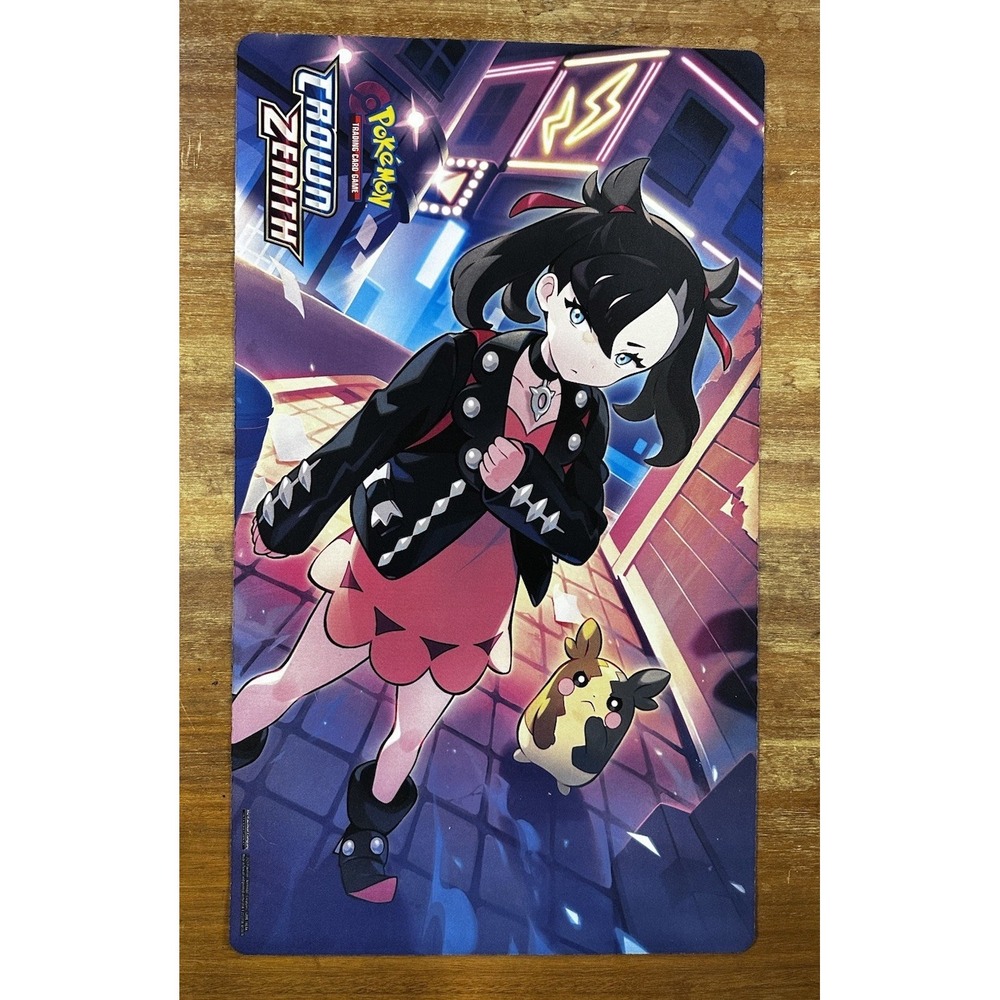 New Pokemon Trading Card Game Morpeko Marnie Play Mat TCG Crown Zenith